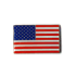 Flag - USA Rectangle Silver
