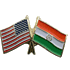 Flag - USA-India