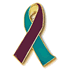 Ribbon - Teal & Purple